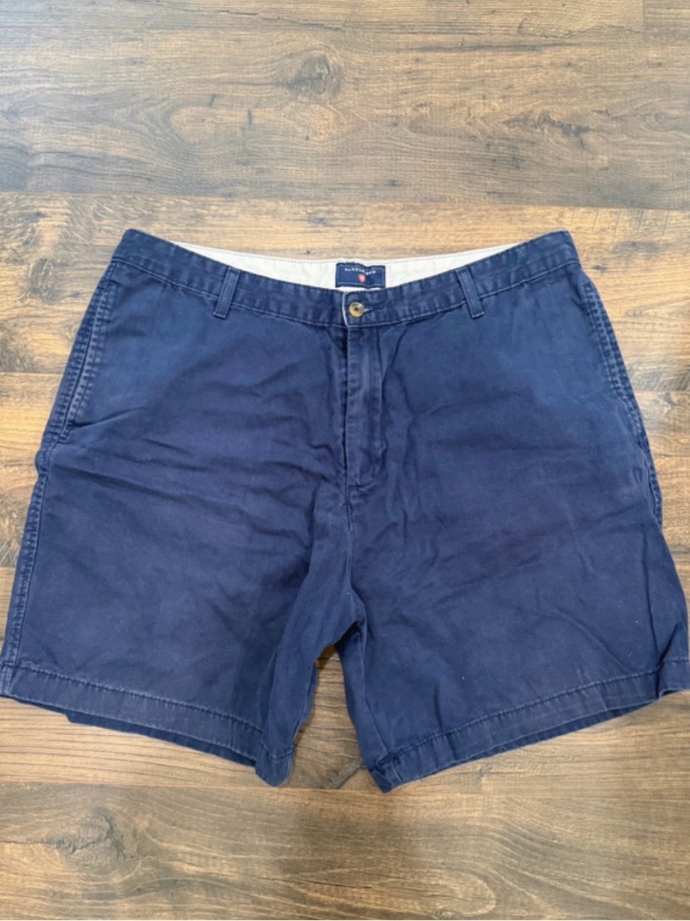 Saddlebred Navy Flat-Front Men's Shorts